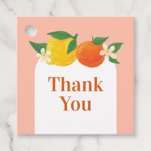 Zoete Citrus Favor Labels (Voorkant)