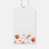 Zoete Citrus Sinaasappels en Bloem Cadeaulabel (Achterkant)