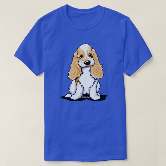 Zoete Cocker Spaniel T-shirt (Design voorkant)