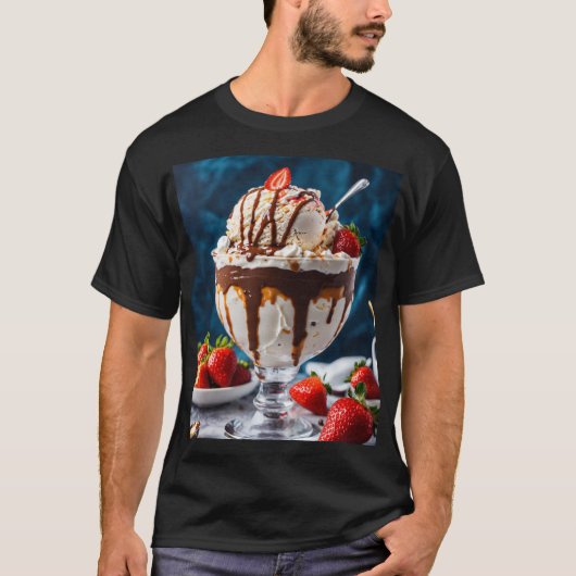 Zoete consumptie-ijs t-shirt (Voorkant)