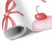 Zoete Coquette Aquarel Cadeaupapier (Rol Hoek)