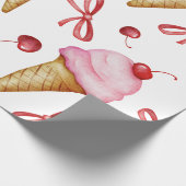Zoete Coquette Aquarel Cadeaupapier (Hoek)