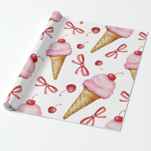 Zoete Coquette Aquarel Cadeaupapier