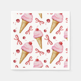 Zoete Coquette Aquarel Servetten