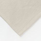 Zoete Crème Teddybeer in Trui Fleece Deken (Hoek)