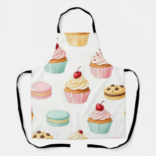 Zoete Cupcake Macaron Patroon Schort