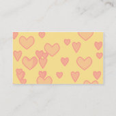 zoete cupcake visitekaartjes (Achterkant)