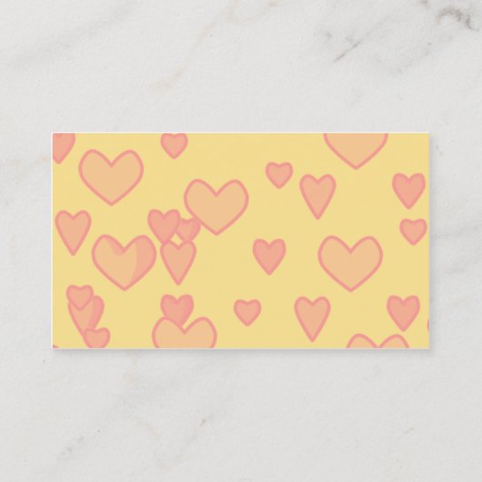 zoete cupcake visitekaartjes (Achterkant)