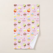 ZOETE CUPCAKES BADHANDDOEK SET BAD HANDDOEK (Handdoek)