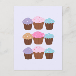 Zoete Cupcakes Briefkaart