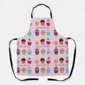 Zoete Cupcakes Schort (Voorkant)