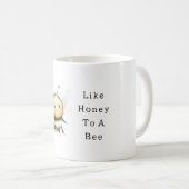 Zoete Cute Honingbij Koffiemok (Voorkant rechts)
