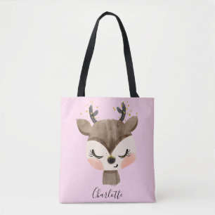 Zoete Cute & Meisjesachtige Pastel Blush Roze Baby Tote Bag