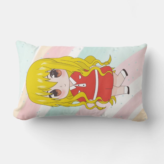 zoete dalls anime stijl kussen (Voorkant)