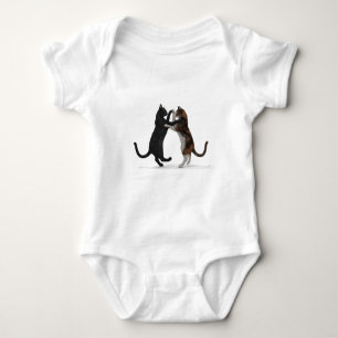 Zoete dansende katten romper