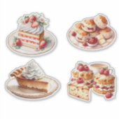 Zoete Dessert Behandelingen Vinyl Sticker (Voorkant)