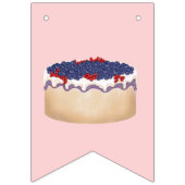 Zoete dessert en ijspartij vlaggetjes (Tweede vlag)