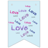 Zoete dessert en ijspartij vlaggetjes (Derde vlag)