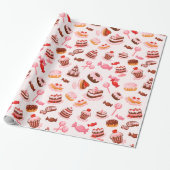 Zoete Dessert Inpakpapier (Uitgerold)