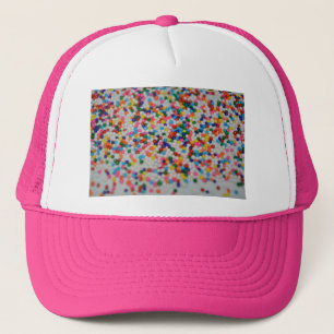 Zoete Dessert Regenboog Patroon Cake Cupcake Kunst Trucker Pet