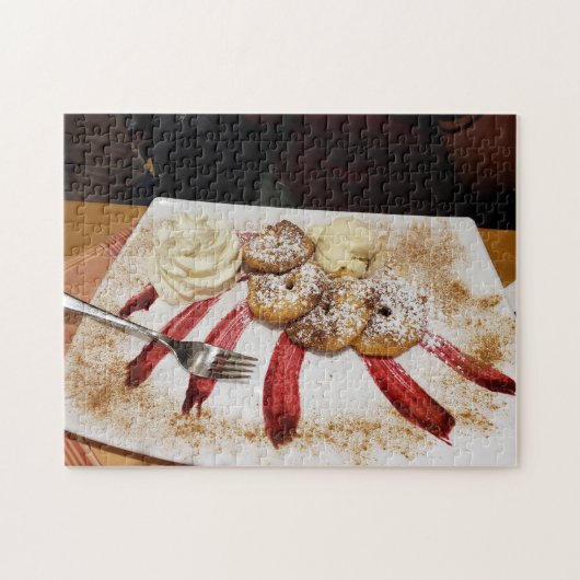 Zoete Dessertpuzzel Legpuzzel (Horizontaal)