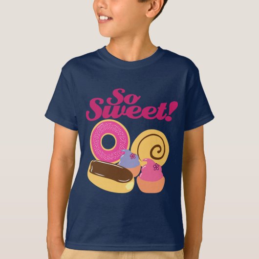 Zoete desserts t-shirt (Voorkant)