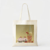 Zoete desserts van cokescocktail-kersen, tote bag (Voorkant)