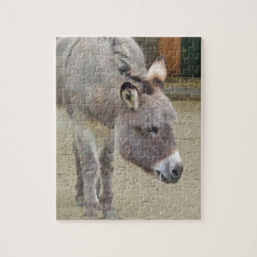 Zoete Donkey, Animal Grey, Horse Family Legpuzzel (Verticaal)