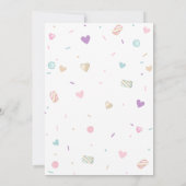 Zoete Donut Baby Wensen voor Baby Game Card Kaart (Achterkant)