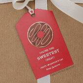 Zoete Donut Klas Valentijn Favoriet Cadeaulabel