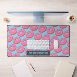 Zoete donut ringen - roze / blauw - voeg grappige  bureaumat