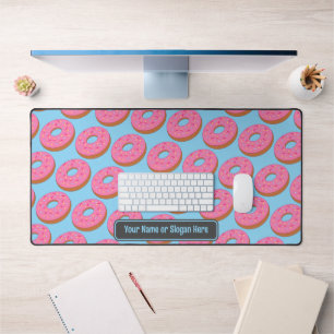 Zoete donut ringen - roze / blauw - voeg grappige  bureaumat