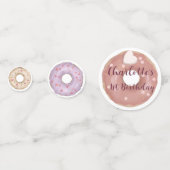 Zoete Donut Verjaardag Tafelconfetti Confetti (Voorkanten)