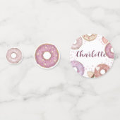 Zoete Donut Verjaardag Tafelconfetti Confetti (Achterkanten)
