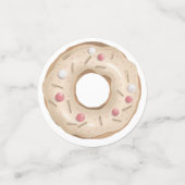 Zoete Donut Verjaardag Tafelconfetti Confetti (Kleine voorkant)