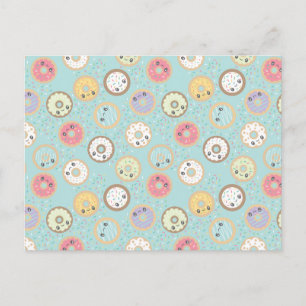 Zoete donuts briefkaart