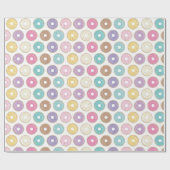 Zoete donuts cadeaupapier (Vlak)