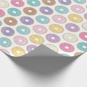Zoete donuts cadeaupapier (Hoek)