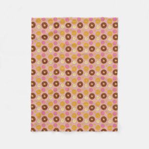 Zoete Donuts Dekent Fleece Deken
