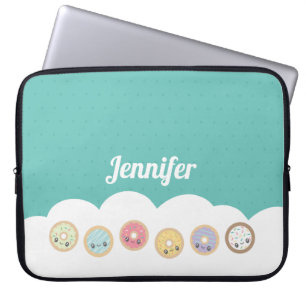 Zoete donuts laptop sleeve