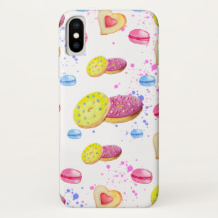 Zoete donuts met kleurrijk glazen patroon Case-Mate iPhone case