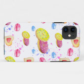 Zoete donuts met kleurrijk glazen patroon Case-Mate iPhone case (Achterkant (horizontaal))
