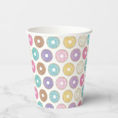 Zoete donuts papieren bekers (Achterkant)