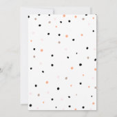 zoete donuts, regenboogkleuren, zoete eerste verja kaart (Achterkant)