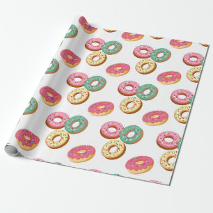 Zoete Donuts Serie Ontwerp 3 Cadeaupapier