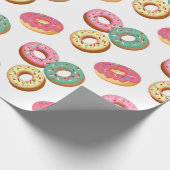 Zoete Donuts Serie Ontwerp 3 Cadeaupapier (Hoek)