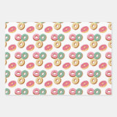 Zoete Donuts Serie Ontwerp 3 Inpakpapier Vel (Voorkant)