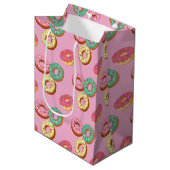 Zoete Donuts Serie Ontwerp 7 Medium Cadeauzakje (Voorkant Gekanteld)