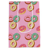 Zoete Donuts Serie Ontwerp 7 Medium Cadeauzakje (Achterkant)