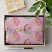 Zoete Donuts Serie Ontwerp 7 Tissuepapier (Geschenk)